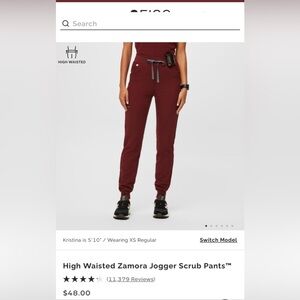 Figs Burgundy Set